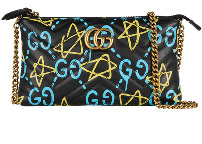 Ghost Mini Crossbody, &pound;495, Handbags, Black, Leather, Front view